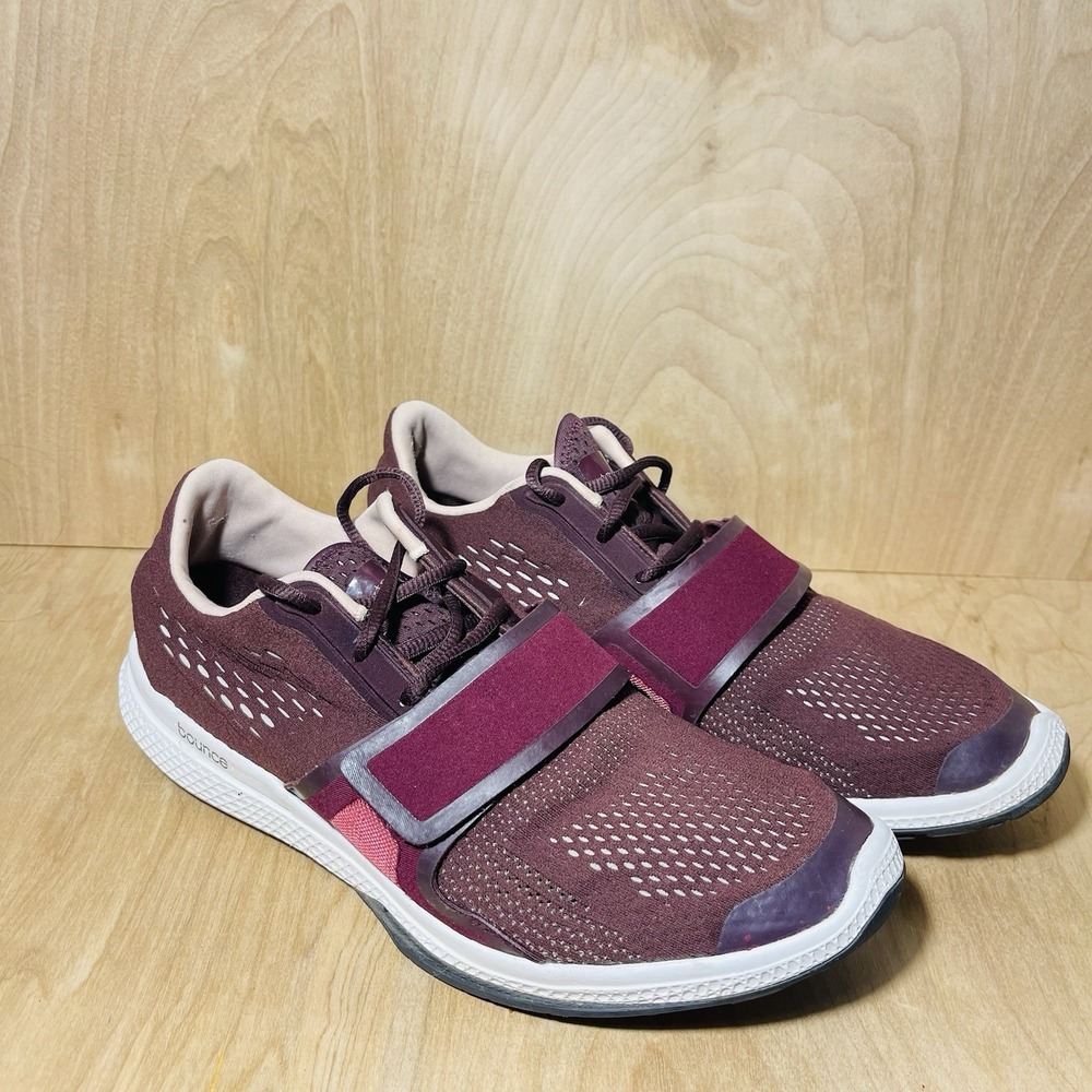 Adidas Stella McCartney Atani Bounce Sneakers Burgundy/Maroon Women's Size‎ 10